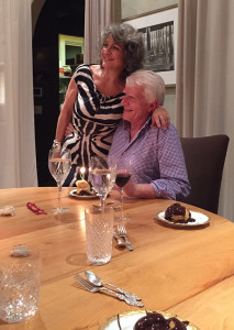 steve and marie at steve 70th birthday dinner